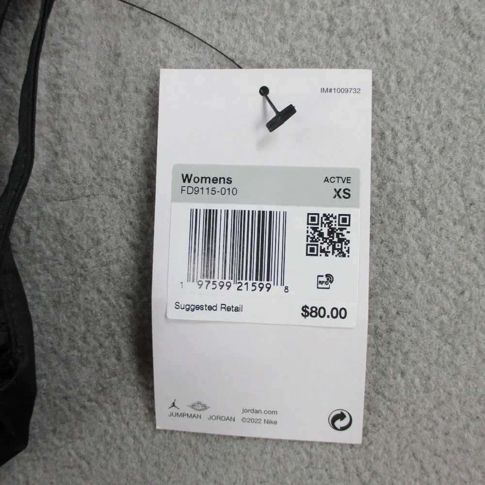 Nike Jordan X Travis Scott Womens Black Tank Size‎ XS Open Back Tie FD9115 NEW - Picture 6 of 8